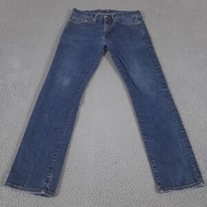 Gap Jeans Men 32x30 Blue GapFlex Slim Fit Straight Mid Rise Stretch Denim Preppy